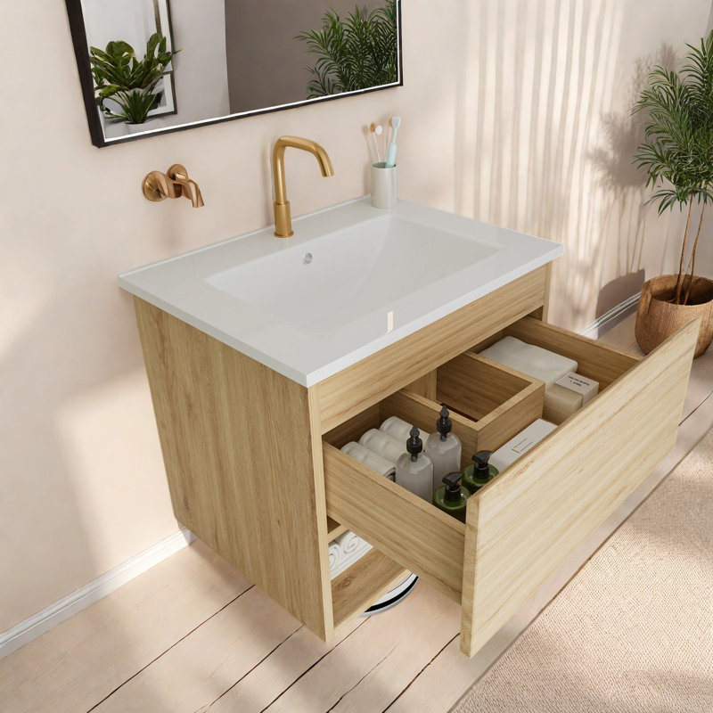 Meuble-lavabo moderne (panneau de meuble-lavabo et lavabo)