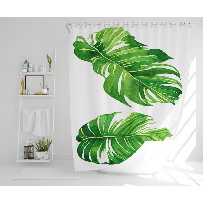Caja Polyester Shower Curtain, 168cm H x 168cm W