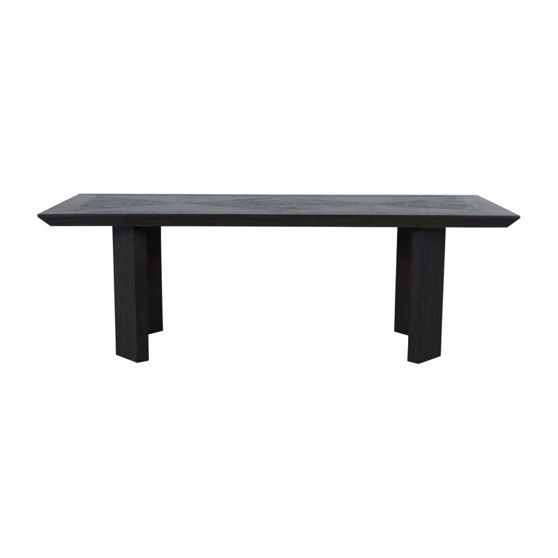Cerused Ash Rectangular Mindi Wood Dining Table