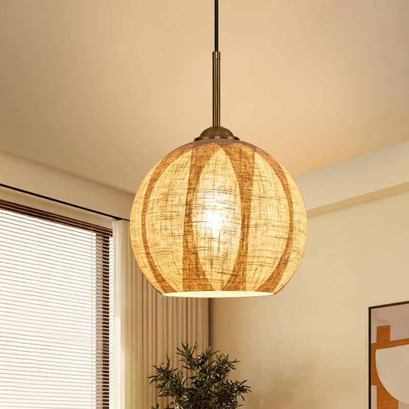 1-Light Boho Kitchen Island Pendant