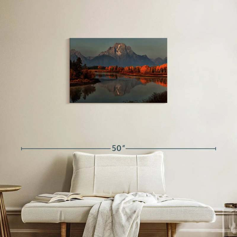 Alvord Grand Teton Sunset Kissed Autumn, H 20 po x l 30 po
