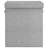 Foldable Laundry Hamper 20.1X13.6X23.2" Faux Linen Fabric