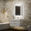 Cluee 32'' LED Bathroom Medicine Cabinet with Magnifier, Recessed or Surface Mount, GFCI Outlet"-1437765081