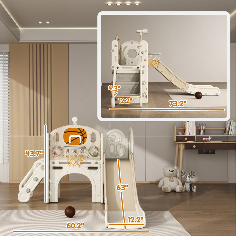 Stable pour enfants, glissade pour tout-petits