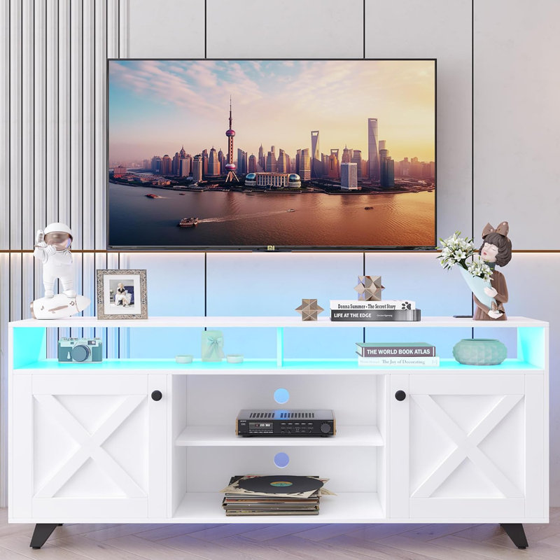 Meuble télé, Blanc
