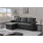 Upholstered Pull Out Sectional Sofa With Chaise-1131504644