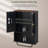 Medicine Cabinet with Open Partition and Towel Bar-567110200