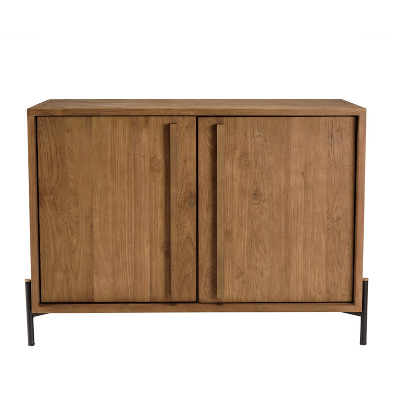 Ksean 101cm Solid Wood Sideboard