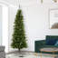Salem Pencil Green Pine Artificial Christmas Tree with Stand-899865802-893799860