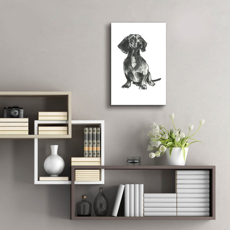  «Doggy Expressions 4» par Cartissi, art mural en verre acrylique, 16 po x 24 po, H 24 po x l 16 po