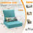 Outdoor Deep Seat Chair Cushion Set-121594431-121594424