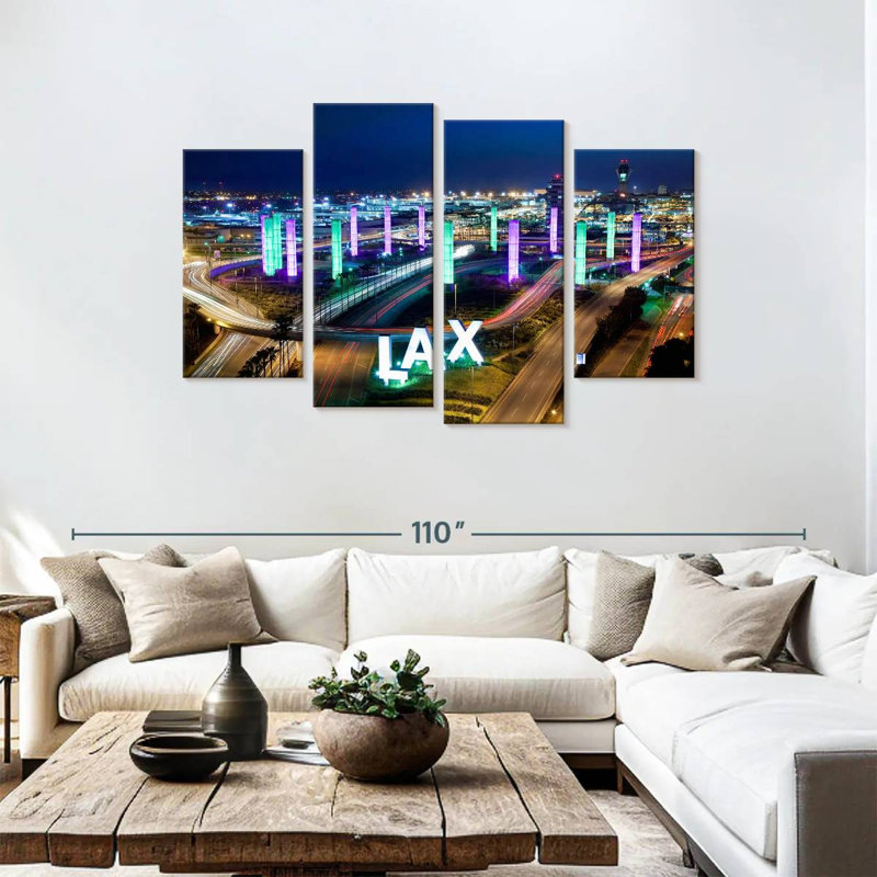LAX International Airport, H 48 po x l 75 po