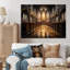 «Lansdcape Church céleste Embrace», reproduction sur toile-1149203502-1149203501