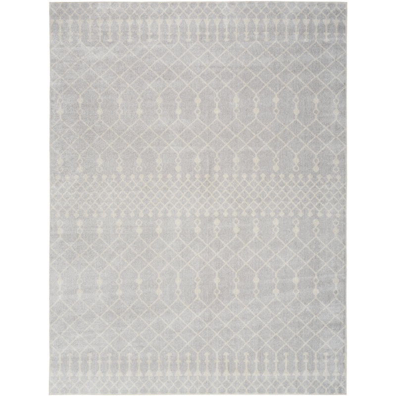 Tapis gris Athalla, Rectangle 7 pi 10 po x 10 pi