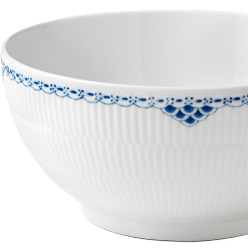 Royal Copenhagen Princess Serving Bowl, 4.52" H x 9.45" W x 9.45" D