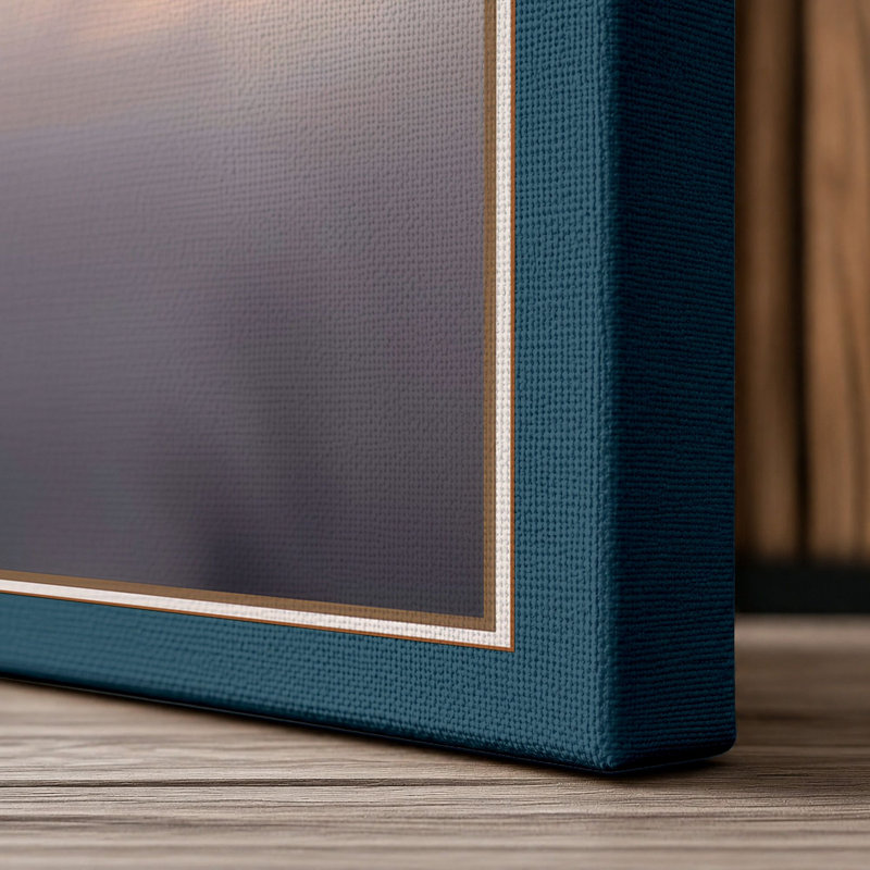 Print, 36x24 - 91.4 x 61.0 cm, Teal Border
