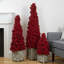 Topiaire de Noël rouge en pot-72613895