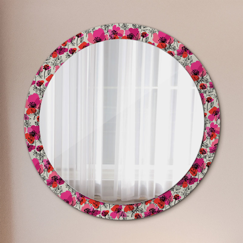 Huldar Glass Flat Wall Mirror, 90cm x 90cm