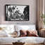 «Black California LA Palm Alley Wall Art»-130319329
