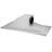 38 Inch 600 CFM Flush Mount Ceiling Island Range Hood, Wall Switch and Dimmable LED's-125353775