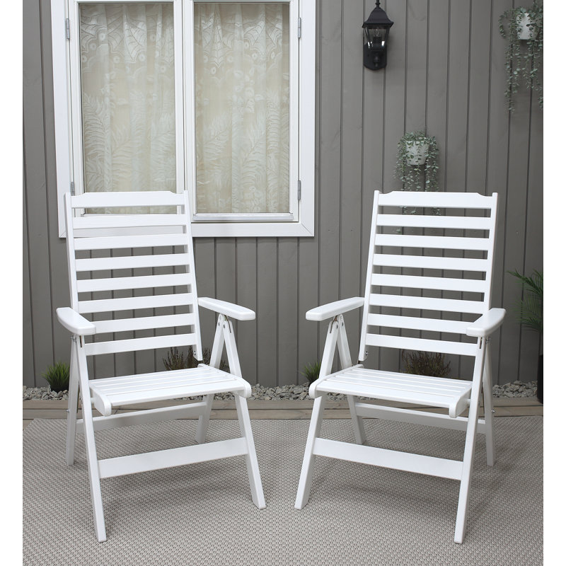 Katherra Patio Dining Armchair, White