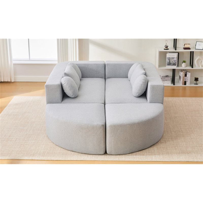 Canapé modulaire Boneless Couch, Gray
