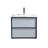 Anvay 24'' Wall-Mount Single Sink Bathroom Vanity with Ceramic Top