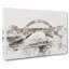 Tyne Bridge Linking Newcastle - Wrapped Canvas-56666854