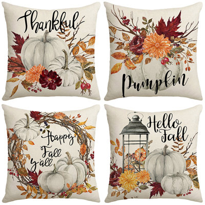 Throw Pillow Covers Set Of 4