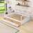 Full Size Daybed Wood Bed with Two Drawers-1187796113