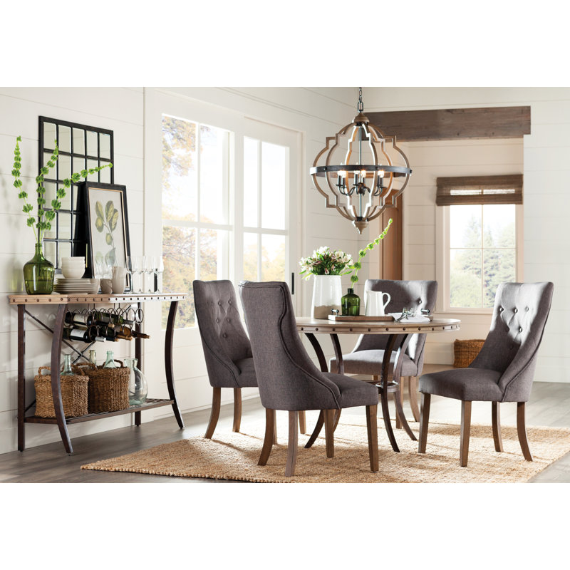 Freemont 6-Light Dimmable Geometric Chandelier, Stardust, Not Included
