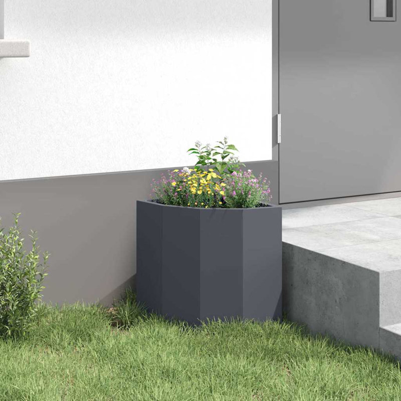 Planter Box, 35cm H x 30cm W x 30cm D, Anthracite