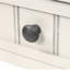 Console étroite, canapé mince avec trois tiroirs de rangement et tablette inférieure (blanc ivoire)-2142973259