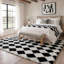 Plaid Machine Printed Area Rug-1373079847-1373079848