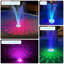 Lumières flottantes pour piscine: fontaine