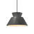 Logan 1 - Light Single Geometric Pendant - Black Cord-225927652-225927654-225927429