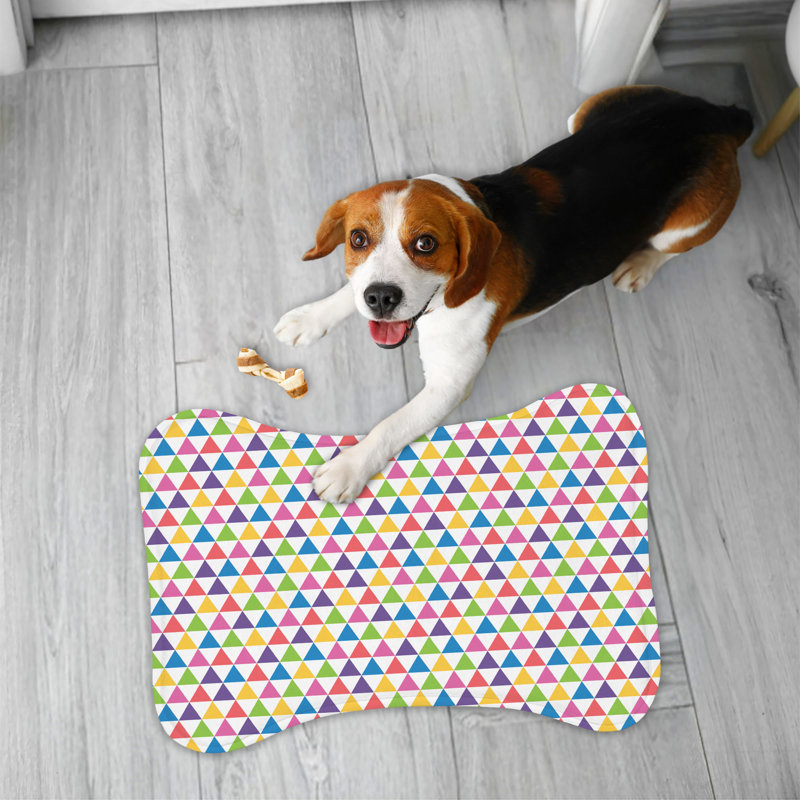 Tapis d'alimentation en os 1 pièce Rainbow Flow