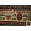 Tapis de couloir à teinture végétale antique pré-1900 3 x 7
