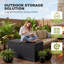 Grande boîte de rangement 120 gallons Balconera, noir-125239604-132786856