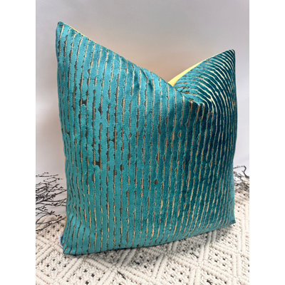 Abstract Silver Square Cushion Cover