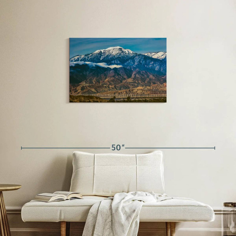 Mont San Jacinto et Coachella, H 20 po x l 30 po