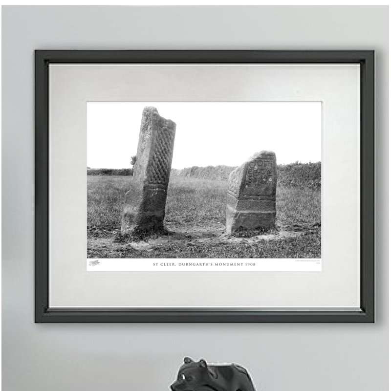 St Cleer, Durngarth's Monument 1908 by Francis Frith - Single Picture Frame Print, 28cm H x 36cm W x 2.3cm D