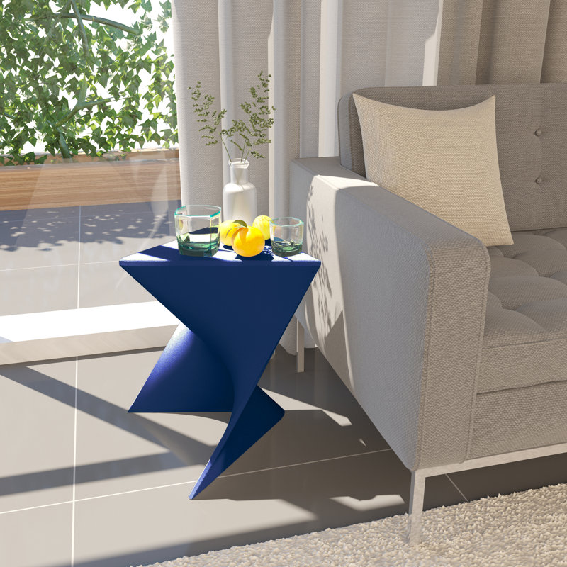 Table d'appoint en plastique ABS Barthold, Navy Blue