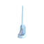 Brosse de toilette à poignée longue détachable avec base en caoutchouc souple sans coins de toilette-132101596