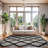 Modern High-Low Indoor Area Rug-1333306283