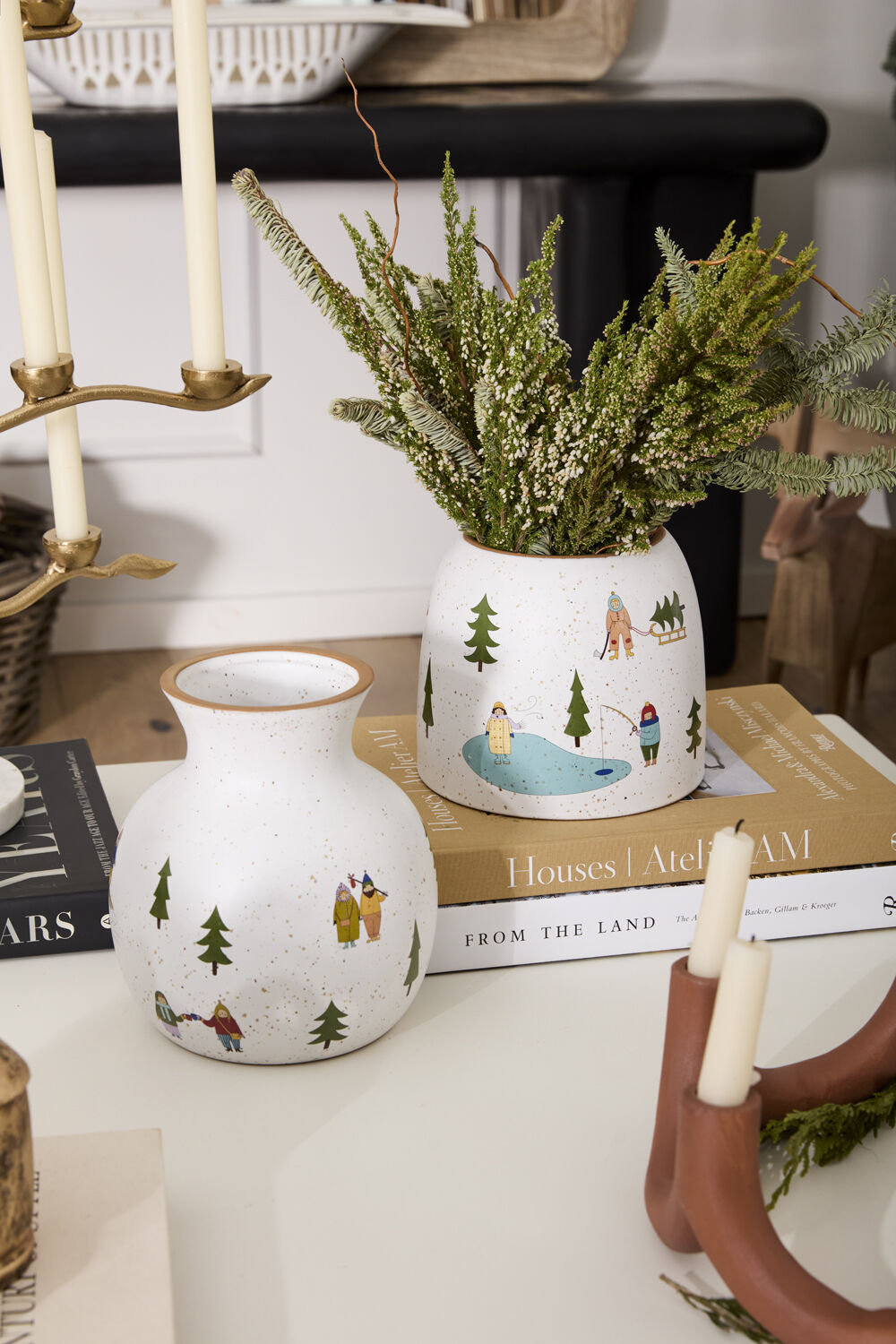 8.25'' Ceramic / Porcelain Table Vase