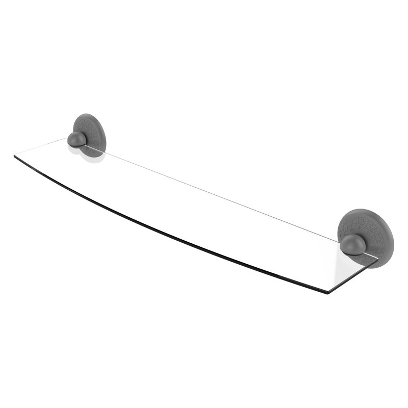 Tilney Bracket Shelf, 24", Matte Gray