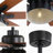 8-Blade Ceiling Fan With Light, Remote Control, Reversible DC Motor and Timer Setting-1616994439