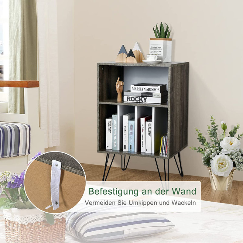 Tiro End Table, Coffee/White