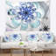 Grande tapisserie fleur fractale florale-28486851